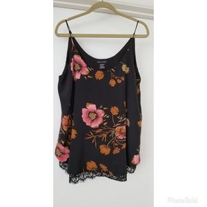 Ashley Stewart Plus Size Black Camisole Sz.